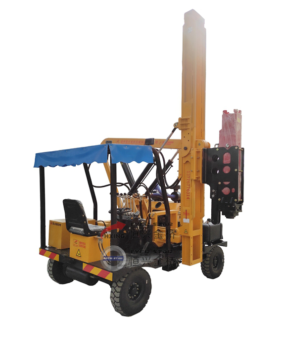 輪式四缸打樁機(jī)